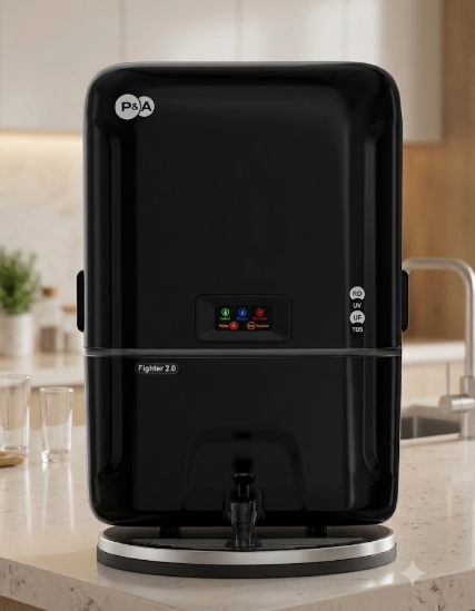 P&A Fighter 2.0 RO + UV + UF + TDS Water Purifier