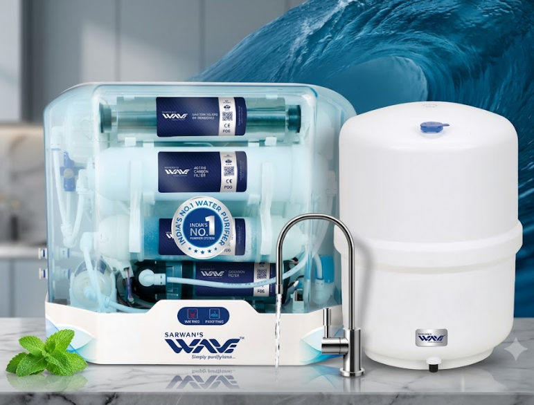 Sarwan's Wave Under Sink RO + UV + UF + Alkaline Purifier
